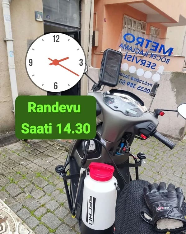 Metro Böcek İlaçlama Randevu Uygulaması 6